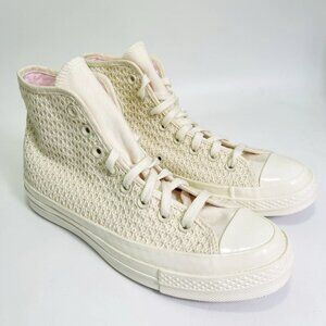 Converse Women Chuck 70 Hi Egret Lilac Daze Canvas Sneaker A07534C Size 9.5